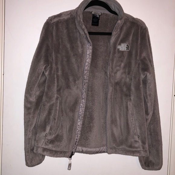 The North Face Jackets & Blazers - Grey Fuzzy North Face Jacket